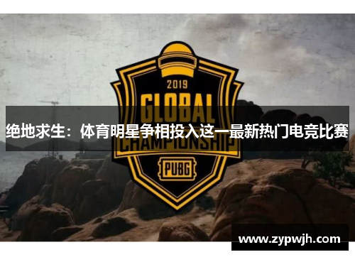 绝地求生：体育明星争相投入这一最新热门电竞比赛